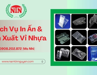 Dịch vụ in ấn và sản xuất vỉ nhựa tại In Ấn Nam Tín Nguyên 