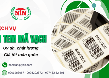 Dịch vụ in tem mã vạch uy tín, chất lượng, giá tốt tại Nam Tín Nguyên