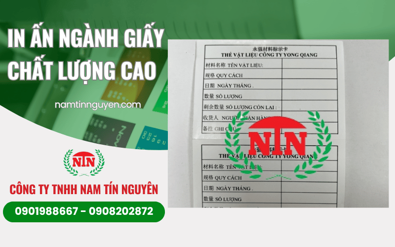 In ấn ngành giấy