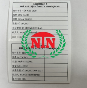 Tem Vải Đủ Quy Cách